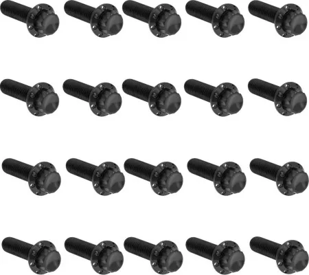 Arlen Ness Titanium Rocker Box Bolt Kit In Black For 2017-2026 Harley Davidson Milwaukee Eight (300-945)