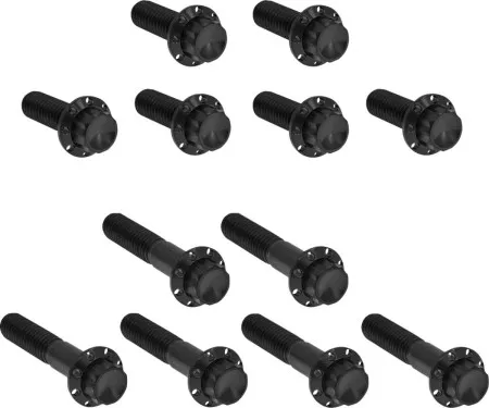 Arlen Ness Titanium Rocker Box Bolt Kit In Black For 1999-2017 Harley Davidson Twin Cam (300-993)