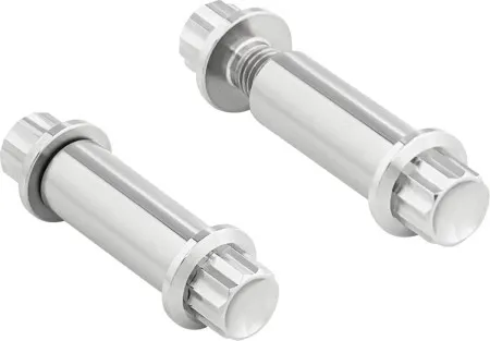 Arlen Ness Titanium Footpeg Bolt Kit In Polished For 1984-2017 Twin Cam & Sportster With Standard Male Mount Pegs (300-800)