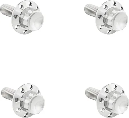 Arlen Ness Titanium 12-Point Windshield Bolts In Polished For 2015-2023 Road Glide & 2024 Road Glide Limited (300-815)
