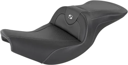 Saddlemen Roadsofa Carbon Fiber Heated Seat For Indian 2014-2025 Chief, Roadmaster & Springfield Models (I14-07-185HCT)