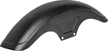Saddlemen Carbon Fiber Front Fender In Matte Finish For Harley Davidson FXD Dyna, FXR & XL Sportster Models With 39mm Narrow-Glide Frontend (CF-8-0003M)
