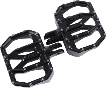 Thrashin Supply Co. Mini Aggressor Floorboards In Black For Harley Davidson 2018-2026 M8 Softail Models (TSC-2031-1-SF)