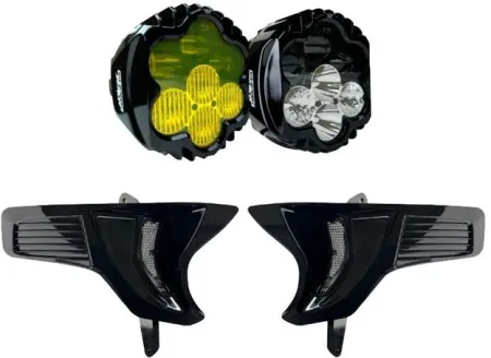 Custom Dynamics Shark Demon 2 Dual Headlight Kit For 2023-2026 CVO Road Glide & 2024-2026 Road Glide (Gen 2) (SD2-23-RG-YW)