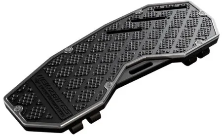 Heinz Bikes Performance Floorboards In Black/Silver For Harley Davidson With Stock Floorboards (HB-PFB-S)