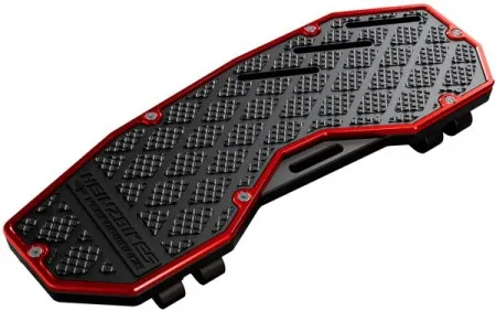 Heinz Bikes Performance Floorboards In Red For Harley Davidson With Stock Floorboards (HB-PFB-R)