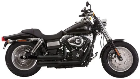 Falcon, Double Groove 2 In 2 Exhaust SYSTEM. Black (ARM098817)