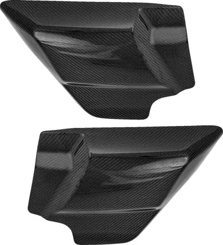 Saddlemen Carbon Fiber Side Covers In Gloss Finish For Harley Davidson Models 2009-2025 Touring FLHR, FLHT, FLHX & FLTR Models (CF-809-07-006M) (CF-809-07-006)