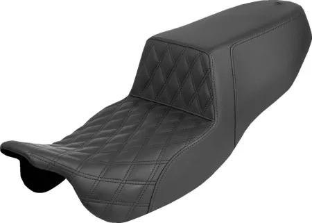 Saddlemen Front Lattice Stitched Step Up Seat For Harley Davidson 2015-2025 Freewheeler & Road Glide 3 Models (815-07-172)