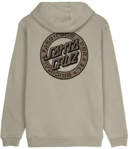 Santa Cruz Loco Dot Hoodie Stone Gray (ARM168817)