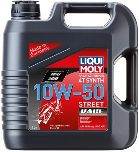 *24H Extra Transit TIME* Liqui Moly, 4T Synthetic 10W-50 Street Race Motor Oil 4L (LM1686)