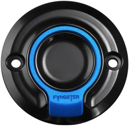 Fangster Point Cover In Blue For Harley Davidson 1970-1999 Evo Twin Cam & 2004-2022 XL Sportster Models (713488)