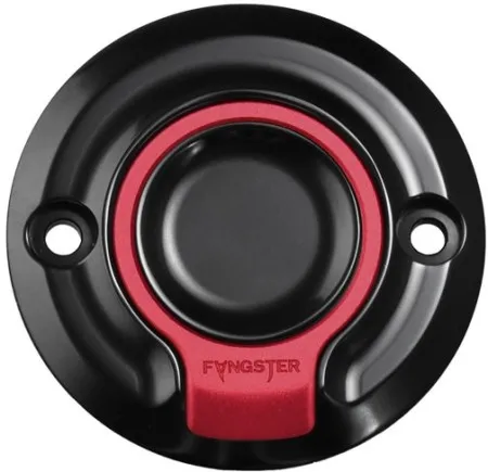 Fangster Point Cover In Red For Harley Davidson 1970-1999 Evo Twin Cam & 2004-2022 XL Sportster Models (713486)