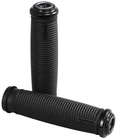 Fangster Grips in Black For 1974-2022 Harley Davidson Single And Dual Throttle Cable Models (713474)