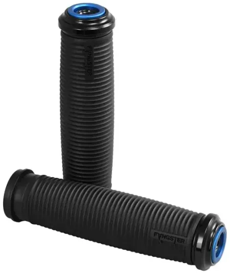 Fangster Grips in Blue For 1974-2022 Harley Davidson Single And Dual Throttle Cable Models (713472)