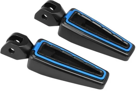 Fangster Footpegs Black Blue For Harley Davidson 2018-2026 Softail Models (713440)