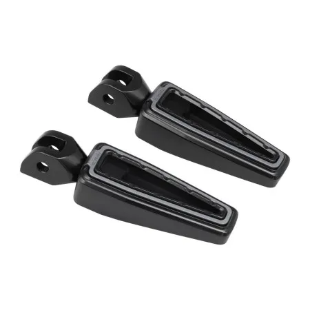 Fangster Footpegs Black Smoky For Harley Davidson With Male Mount Adapters (713434)