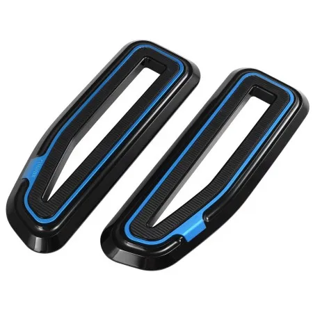 Fangster Floorboards Black Blue For Harley Davidson 2018-2025 Softail Models (713424)