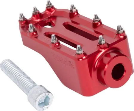 Thrashin Supply Co. Aggressor Brake Pedal In Red (TSC-2221-2)