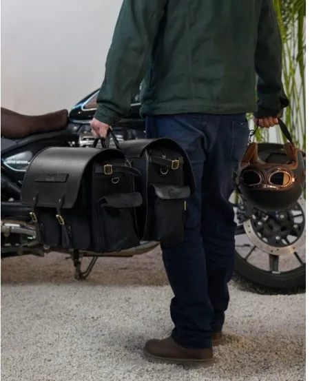 Trip Machine Expedition Saddlebag Pair Black (ARM227027)