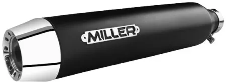 *2 Weeks Extra Transit TIME* Miller, Liberty Slip-on Black, End Cap Tapered Polished (ARM458127)