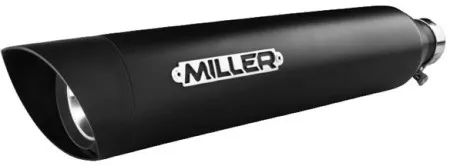 *2 Weeks Extra Transit TIME* Miller, Liberty Slip-on Black, End Cap Slashcut Black (ARM358127)