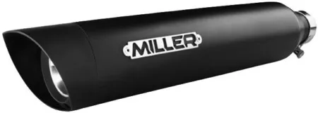 *2 Weeks Extra Transit TIME* Miller, Liberty Slip-on Black, End Cap Slashcut Black (ARM708127)