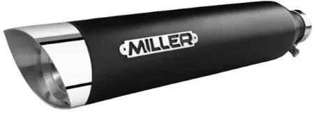 *2 Weeks Extra Transit TIME* Miller, Liberty Slip-on Black, End Cap Slashcut Polished (ARM608127)