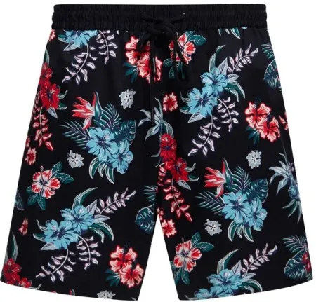 King Kerosin Hibiscus Short Black (ARM602127)