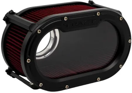 Trask Performance Big Papi Air Cleaner In Matte Black For Harley Davidson 2018-2024 Softail, 2017-2025 Touring & Trike (Gen 1) M8 Models (TM-1033BK)