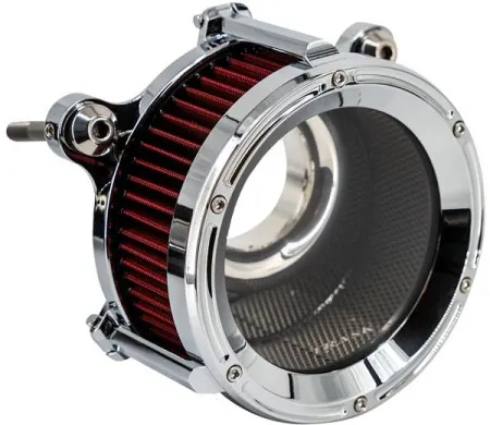 Trask Performance Assault Series Air Cleaner In Chrome For Harley Davidson 2018-2024 Softail, 2017-2025 Touring & Trike (Gen 1) M8 Models (TM-1024CH)