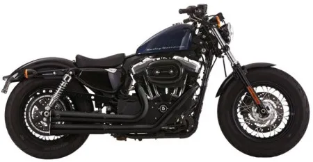 Falcon, Double Groove 2 In 2 Exhaust SYSTEM. Black (ARM035427)
