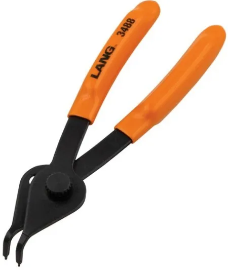 Lang Tools, INT/EXT. Retaining Ring PLIERS. 1.2MM Tips / 90D (ARM896327)