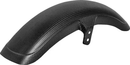 Saddlemen Carbon Fiber Front Fender In Matte Finish For Harley Davidson 2006-2017 Dyna & 2018-2025 Softail Models With 49mm Mid-Glide Frontends (CF-8-0002M)