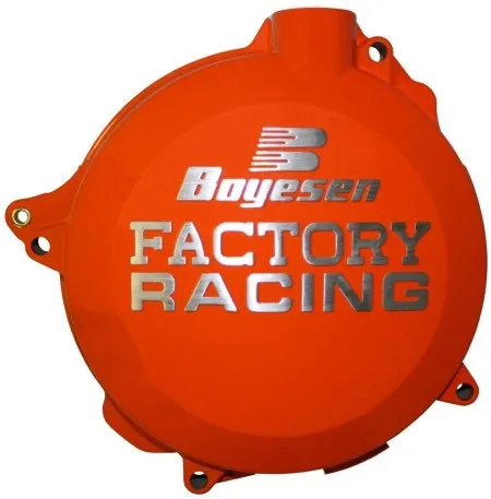 Boyesen Clutch Cover Factory Racing  Aluminum Replacement Orange (09401417)