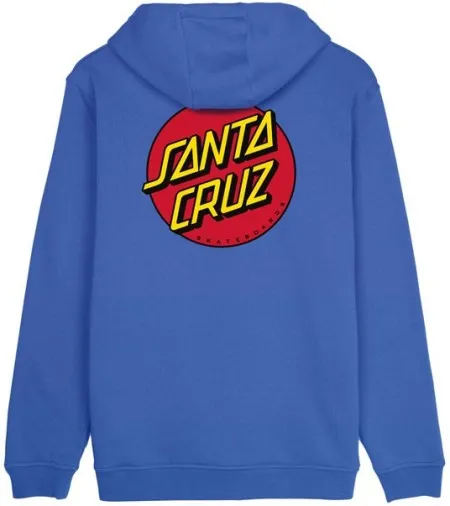 Santa Cruz Classic Dot Chest Hoodie Sapphire (ARM811627)